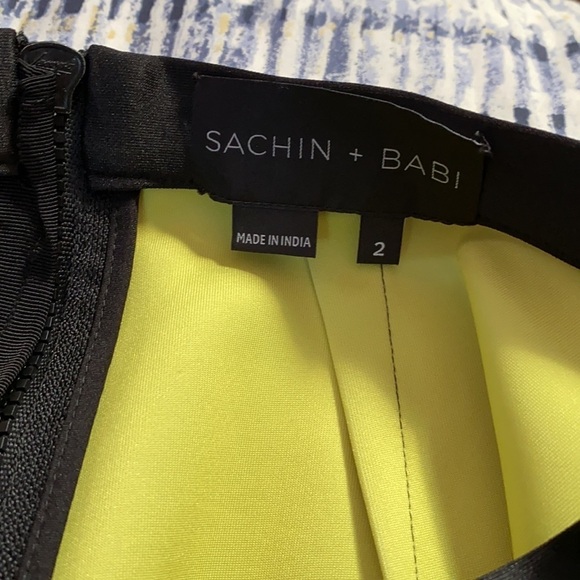 Sachin + Babi / aurora borealis scuba skirt - Picture 3 of 4